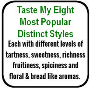 Eight Distinct Styles...