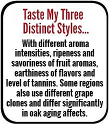 Three Distinct Styles...